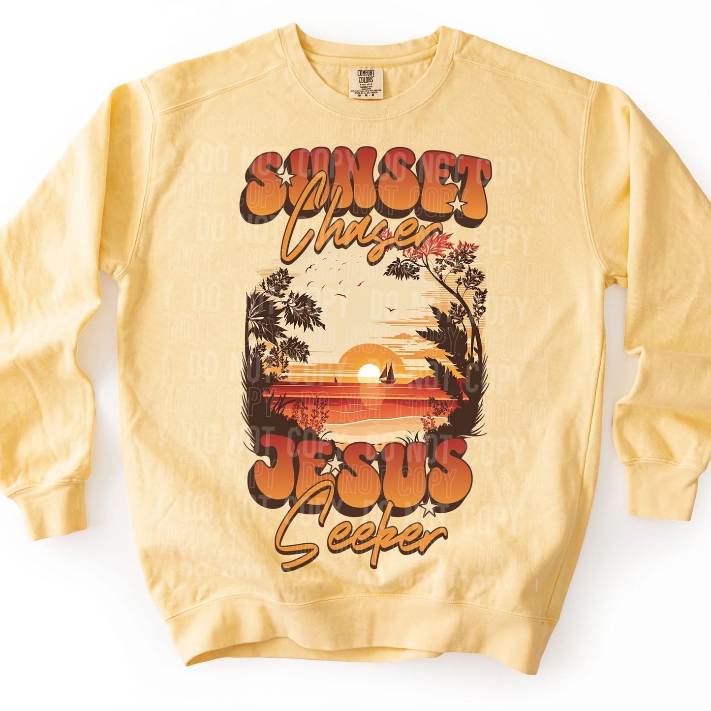 SUNSET CHASER JESUS SEEKER (SBB 2026): *DTF* Transfer