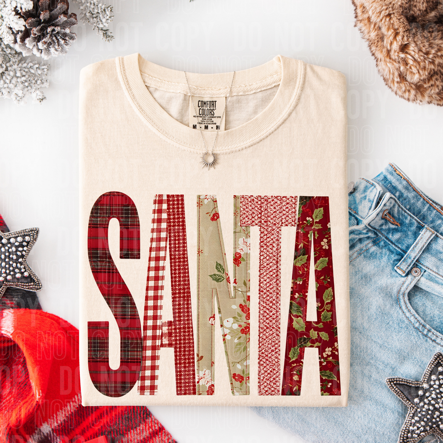 SANTA CHRISTMAS PATCH - (SBB 2025): *DTF* Transfer