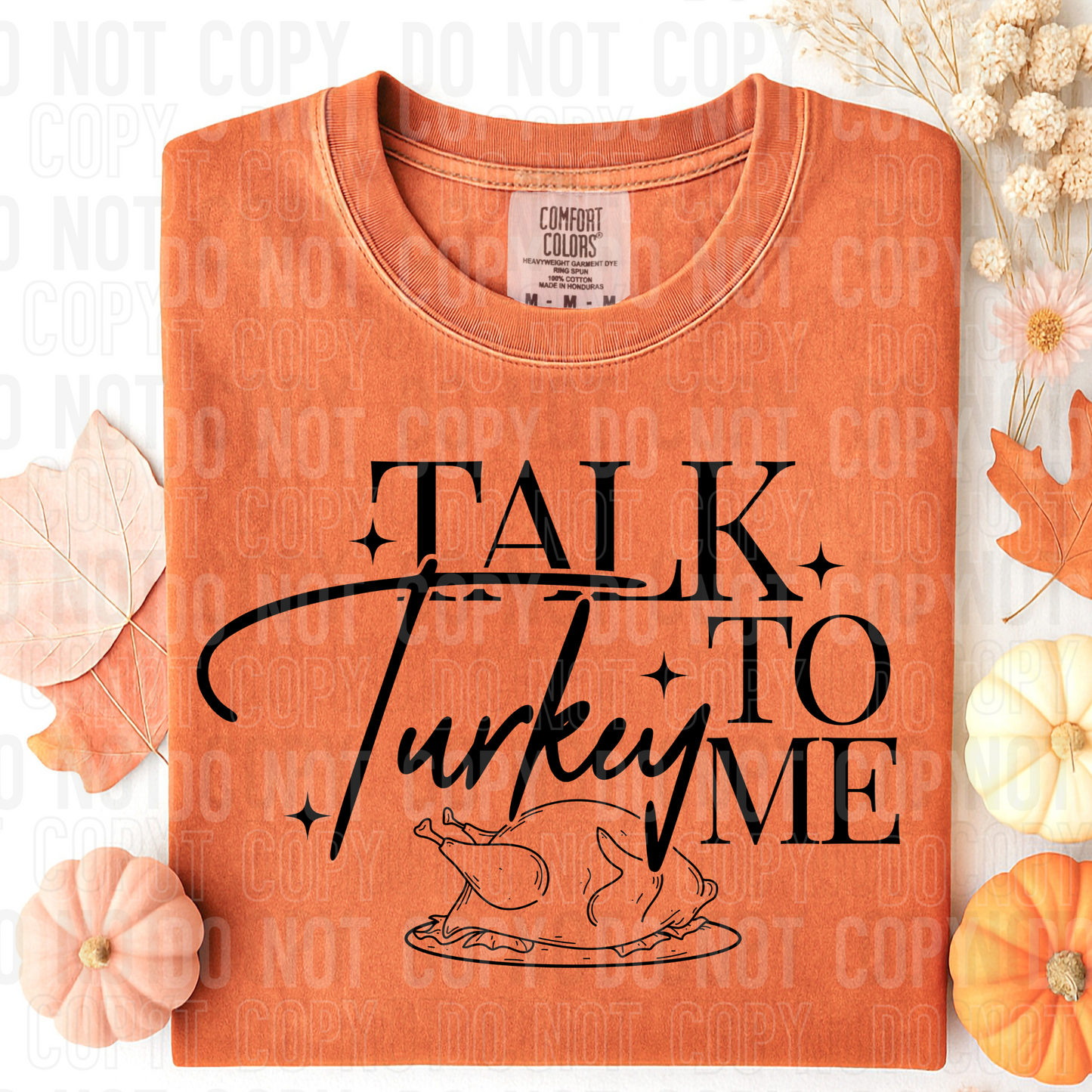 TALK TURKEY TO ME BLACK - (SBB): *DTF* Transfer