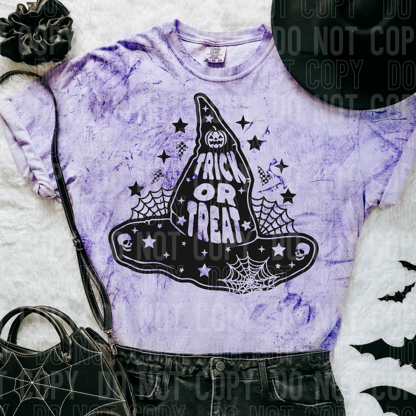 TRICK OR TREAT WITCH HAT - (SBB): *DTF* Transfer