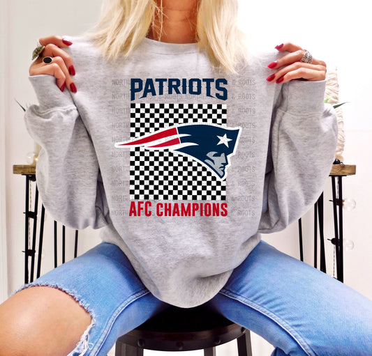 AFC Champions PATRIOTS (NSR 2026): *COMPLETED SHIRT*