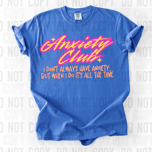 ANXIETY CLUB - (SBB): *DTF* Transfer