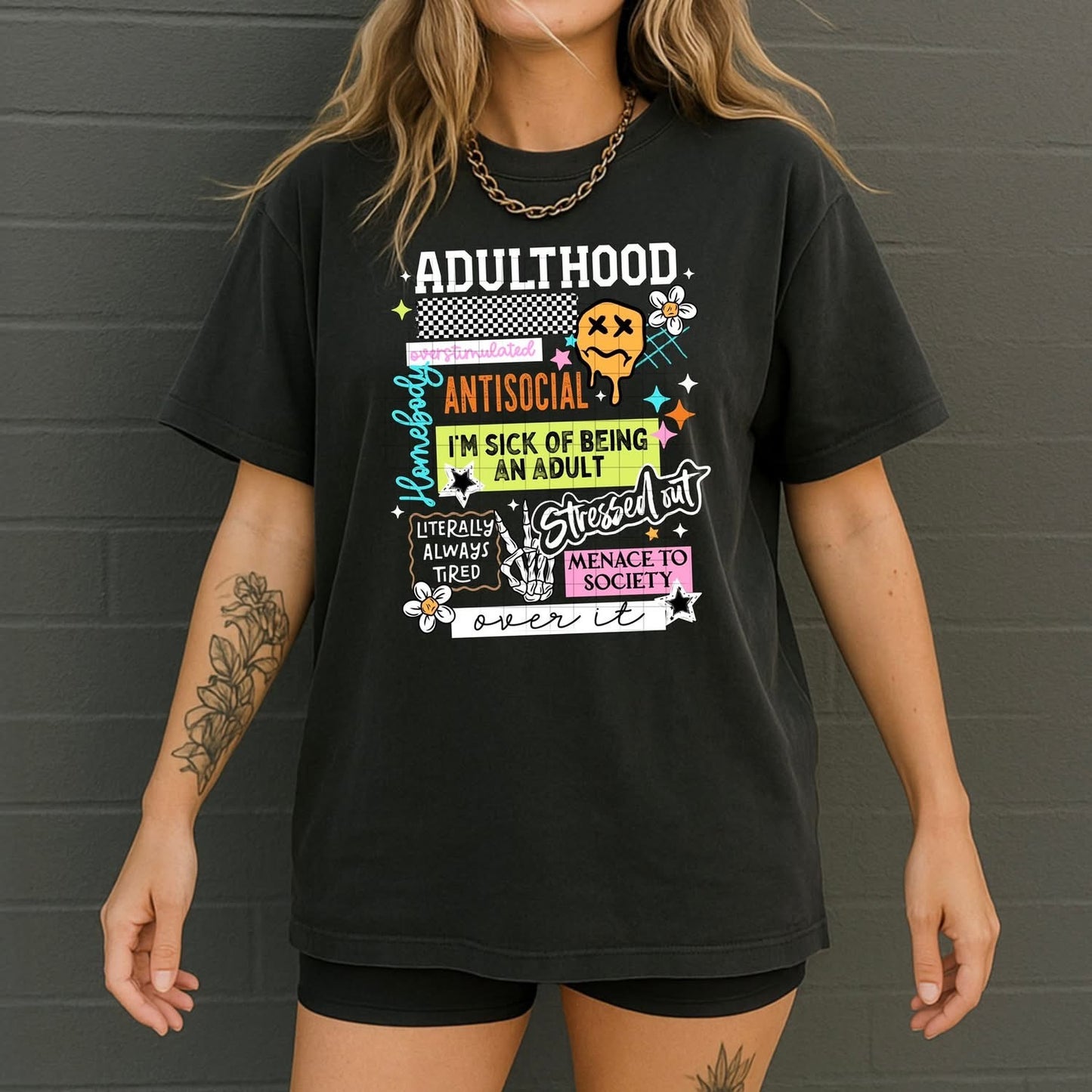 ADULTHOOD COLLAGE (Cerra 2026): *COMPLETED SHIRT*