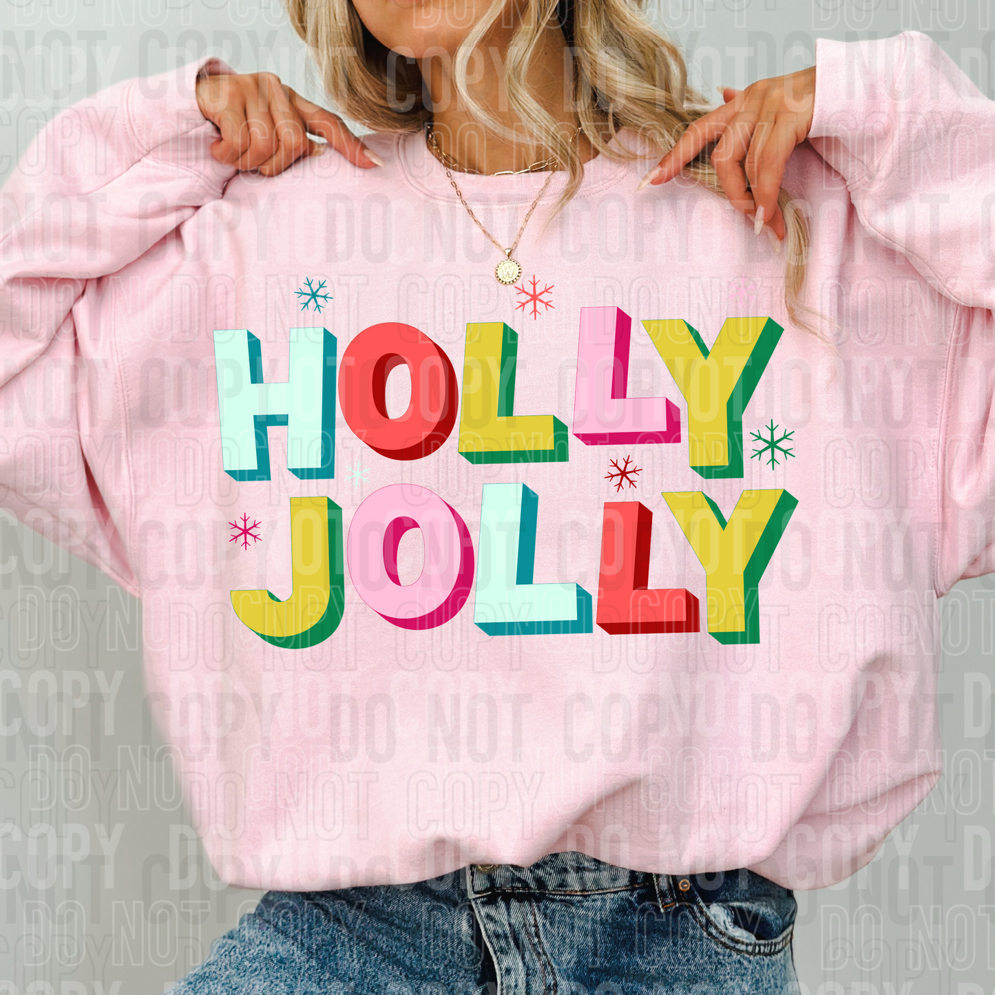 HOLLY JOLLY - (SBB): *DTF* Transfer