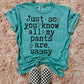 JUST SO YOU KNOW ALL MY PANTS ARE SASSY (SBB 2026): *COMPLETED SHIRT*