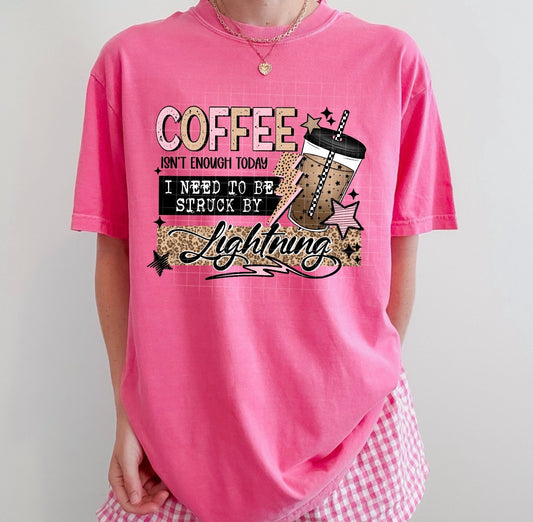 COFFEE LIGHTNING (Cerra 2026): *DTF* Transfer