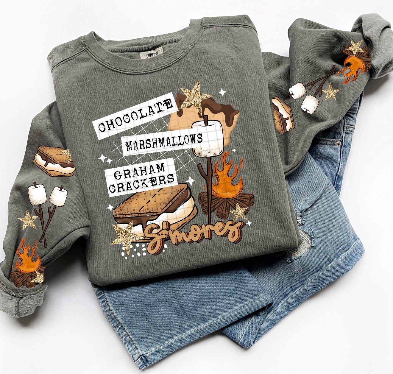 SMORES COLLAGE W/SLEEVE (Cerra 2026): *COMPLETED SHIRT*