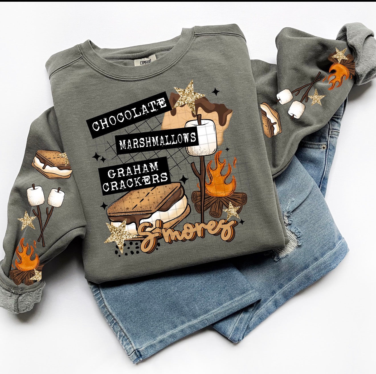 SMORES COLLAGE W/SLEEVES (Cerra 2026): *DTF* Transfer