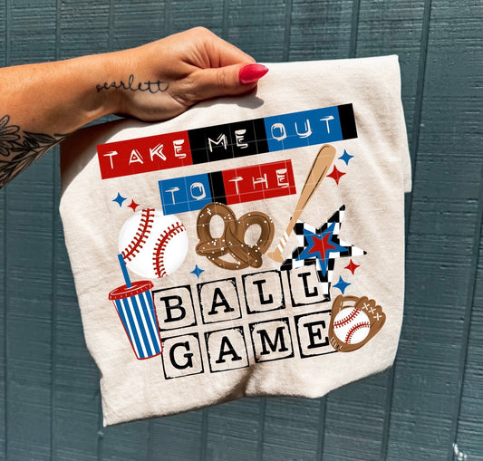 TAKE ME OUT TO THE BALLGAME (Cerra 2026): *DTF* Transfer