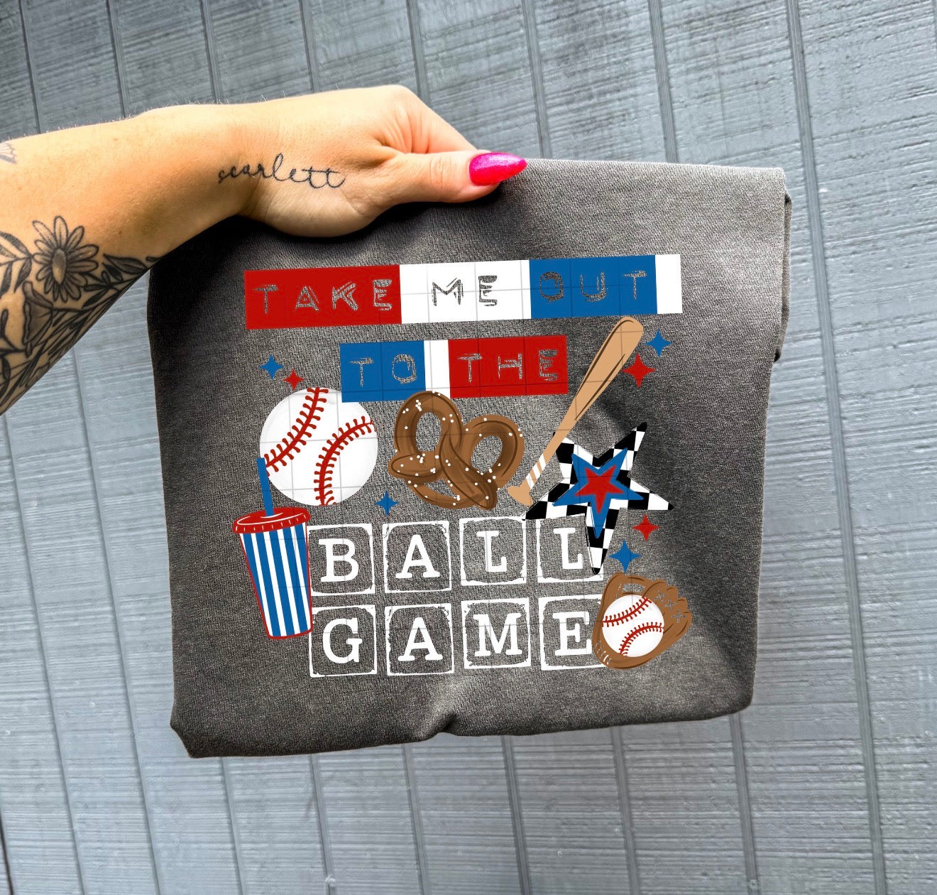 TAKE ME OUT TO THE BALLGAME (Cerra 2026): *DTF* Transfer