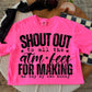 SHOUT OUT FEES (SBB 2026): *COMPLETED SHIRT*