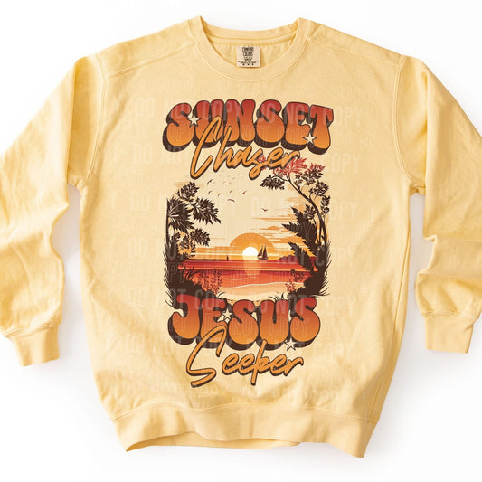 SUNSET CHASER JESUS SEEKER (SBB 2026): *DTF* Transfer