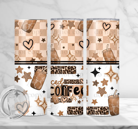 LEOPARD ICED COFFEE (Cerra 2026): Tumbler/Wrap