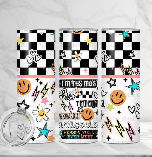 SHY TALKATIVE (Cerra 2026): Tumbler/Wrap