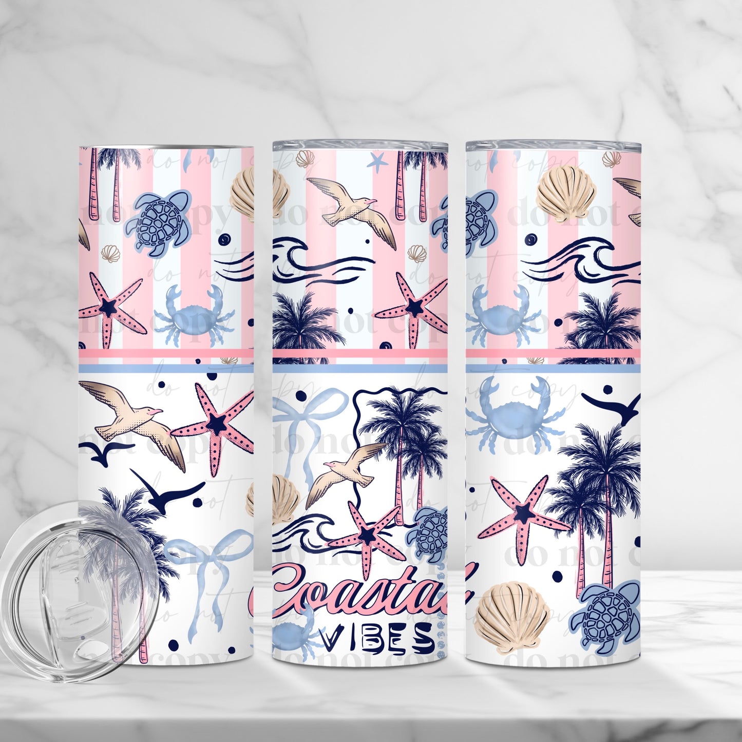COASTAL VIBES (Cerra 2026): Tumbler/Wrap