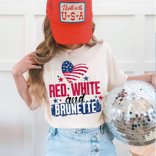 RED WHITE and BRUNETTE (SBB 2026): *COMPLETED SHIRT*