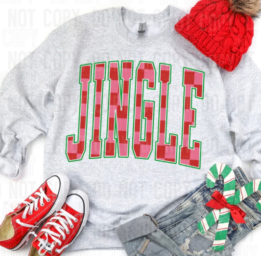 JINGLE CHECKERED (SBB): *COMPLETED SHIRT*