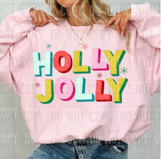 HOLLY JOLLY (SBB): *COMPLETED SHIRT*