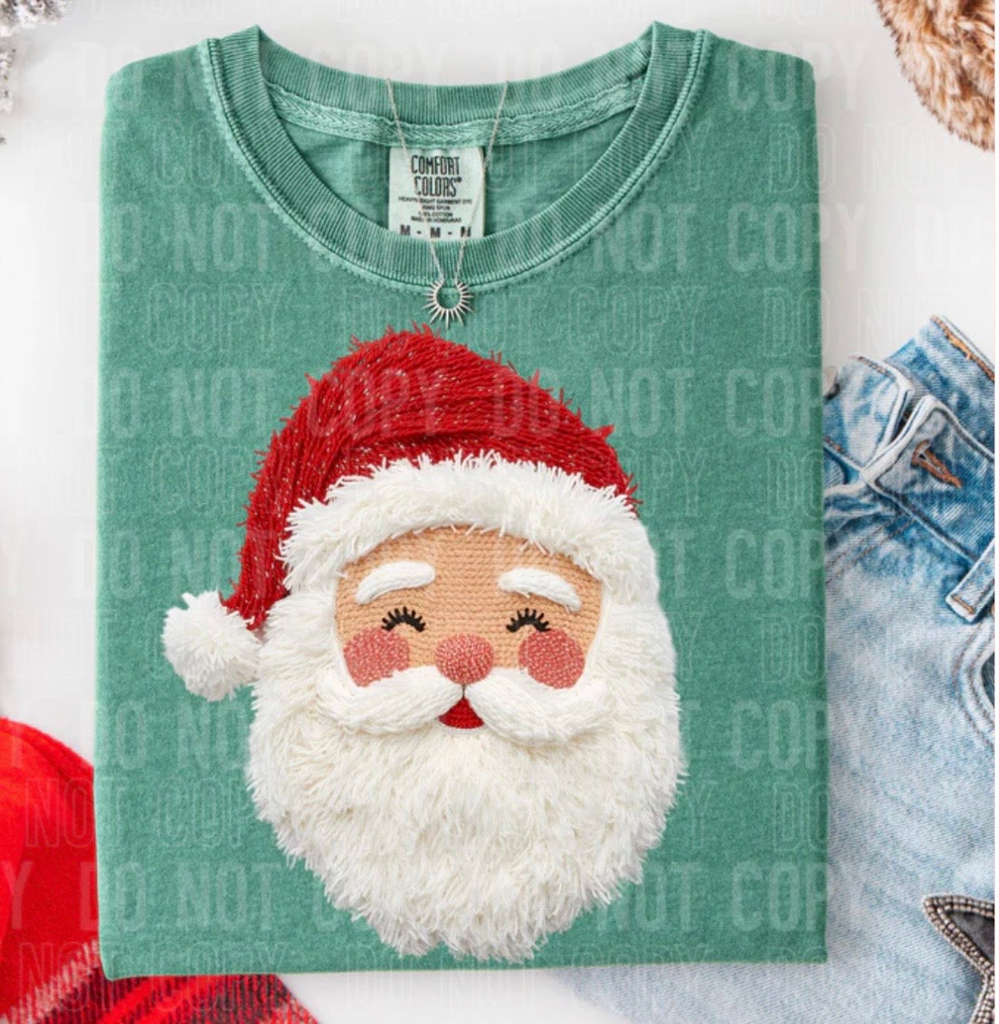 SANTA FAUX YARN (SBB): *COMPLETED SHIRT*