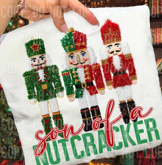 SON OF A NUTCRACKER (SBB): *COMPLETED SHIRT*