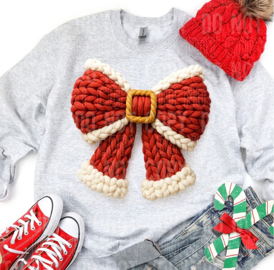 SANTA CHRISTMAS BOW (SBB): *COMPLETED SHIRT*