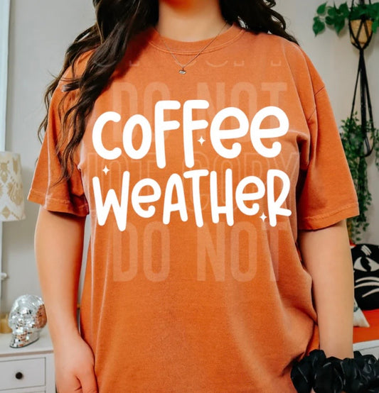 COFFEE WEATHER (SBB): *COMPLETED SHIRT*