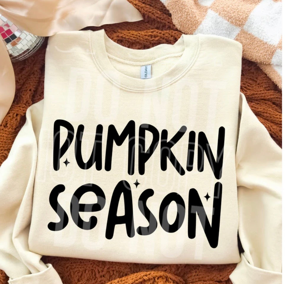 PUMPKIN SEASON (SBB): *COMPLETED SHIRT*