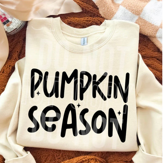 PUMPKIN SEASON (SBB): *COMPLETED SHIRT*