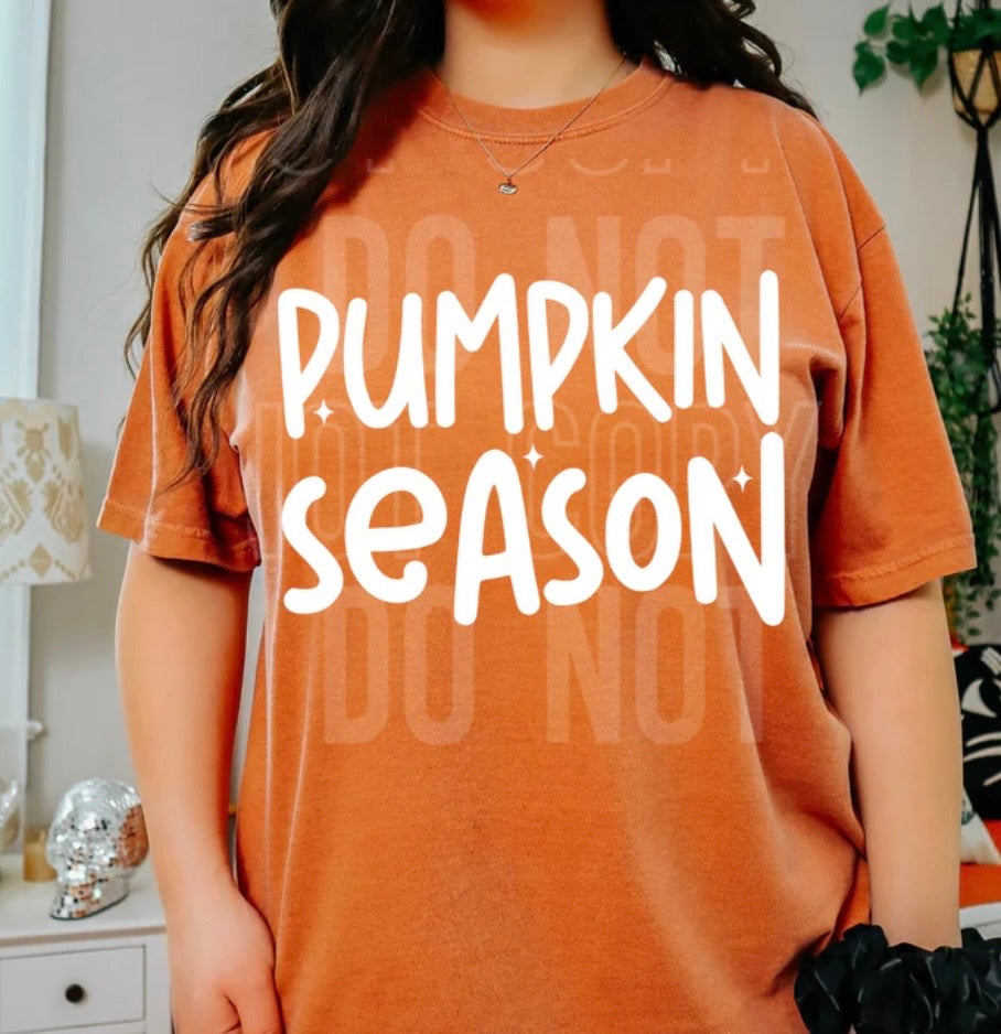 PUMPKIN SEASON (SBB): *COMPLETED SHIRT*