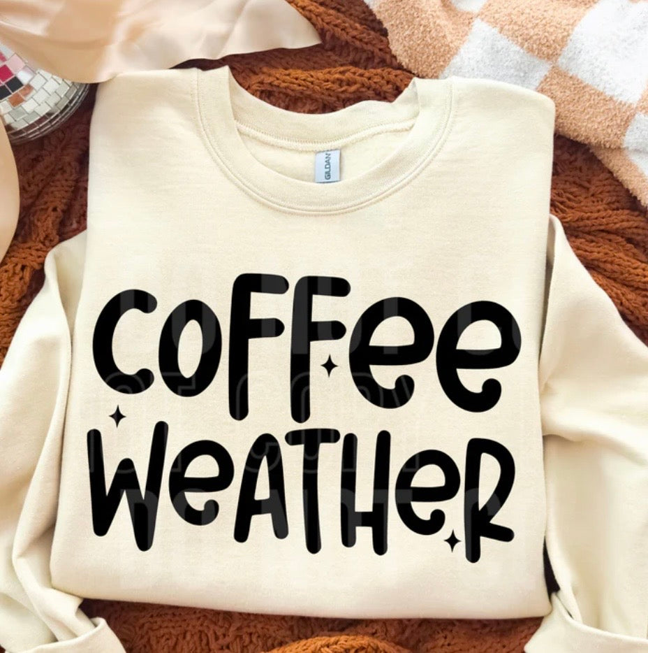 COFFEE WEATHER (SBB): *COMPLETED SHIRT*