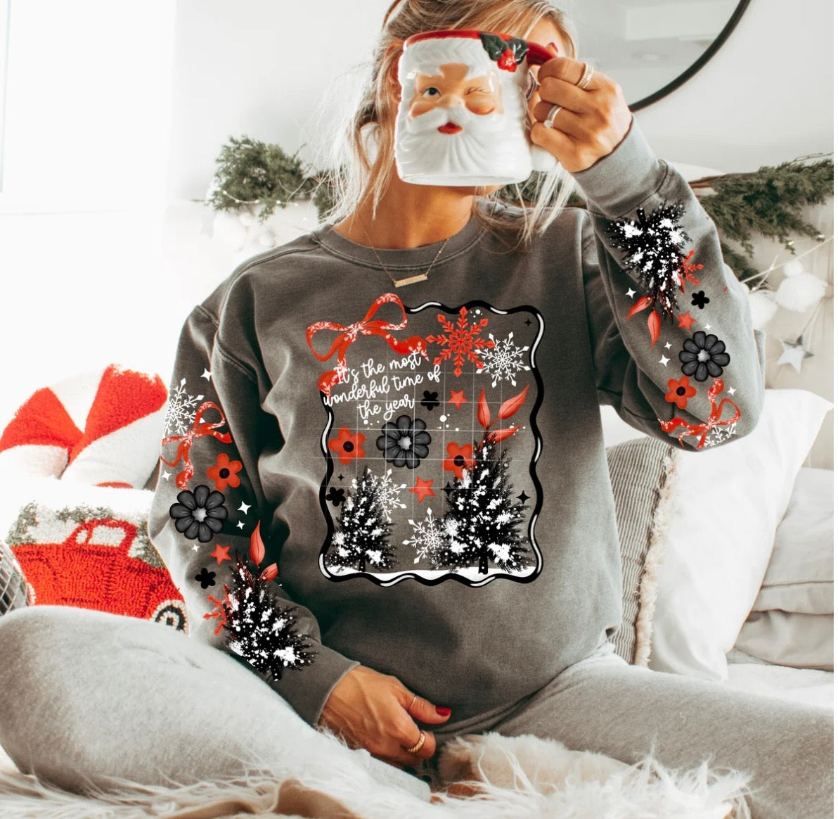 IT'S THE MOST WONDERFUL TIME OF THE YEAR W/SLEEVES (Cerra 2025): *COMPLETED SHIRT*
