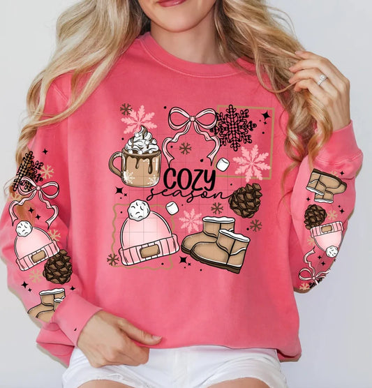 COZY SEASON W/SLEEVES (Cerra 2025): *COMPLETED SHIRT*