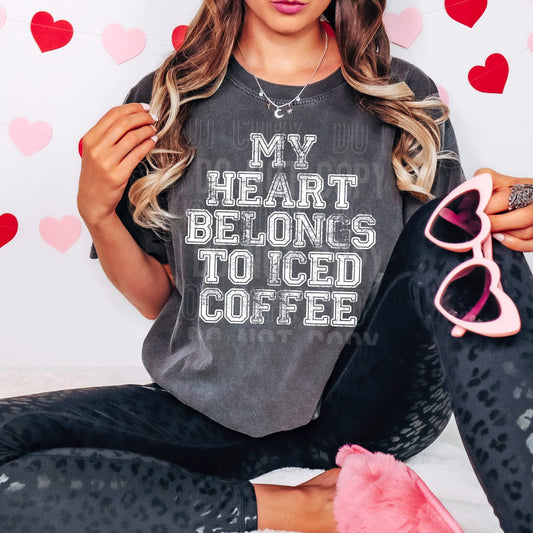 MY HEART BELONGS TO ICED COFFEE (SBB 2026): *DTF* Transfer