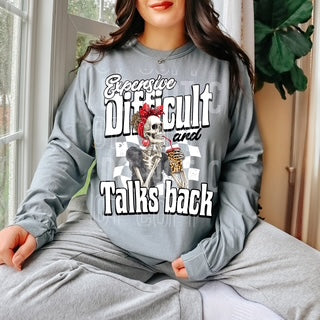 EXPENSIVE DIFFICULT AND TALKS BACK (SBB 2026): *COMPLETED SHIRT*