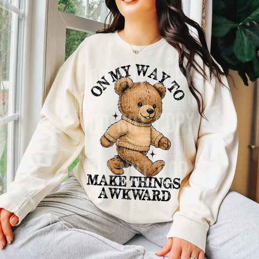 ON MY WAY TO MAKE THINGS AWKWARD (SBB 2026): *DTF* Transfer