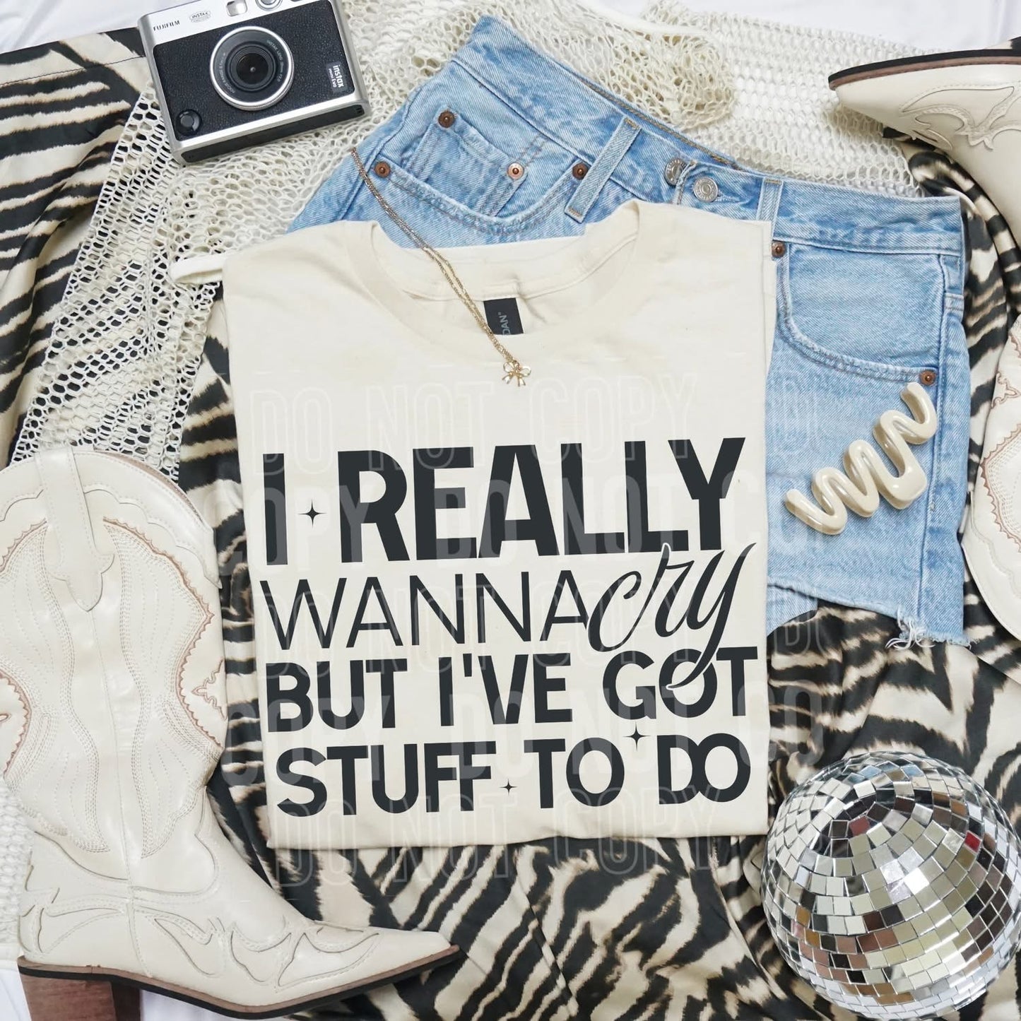 I REALLY WANNA CRY (SBB 2026): *DTF* Transfer