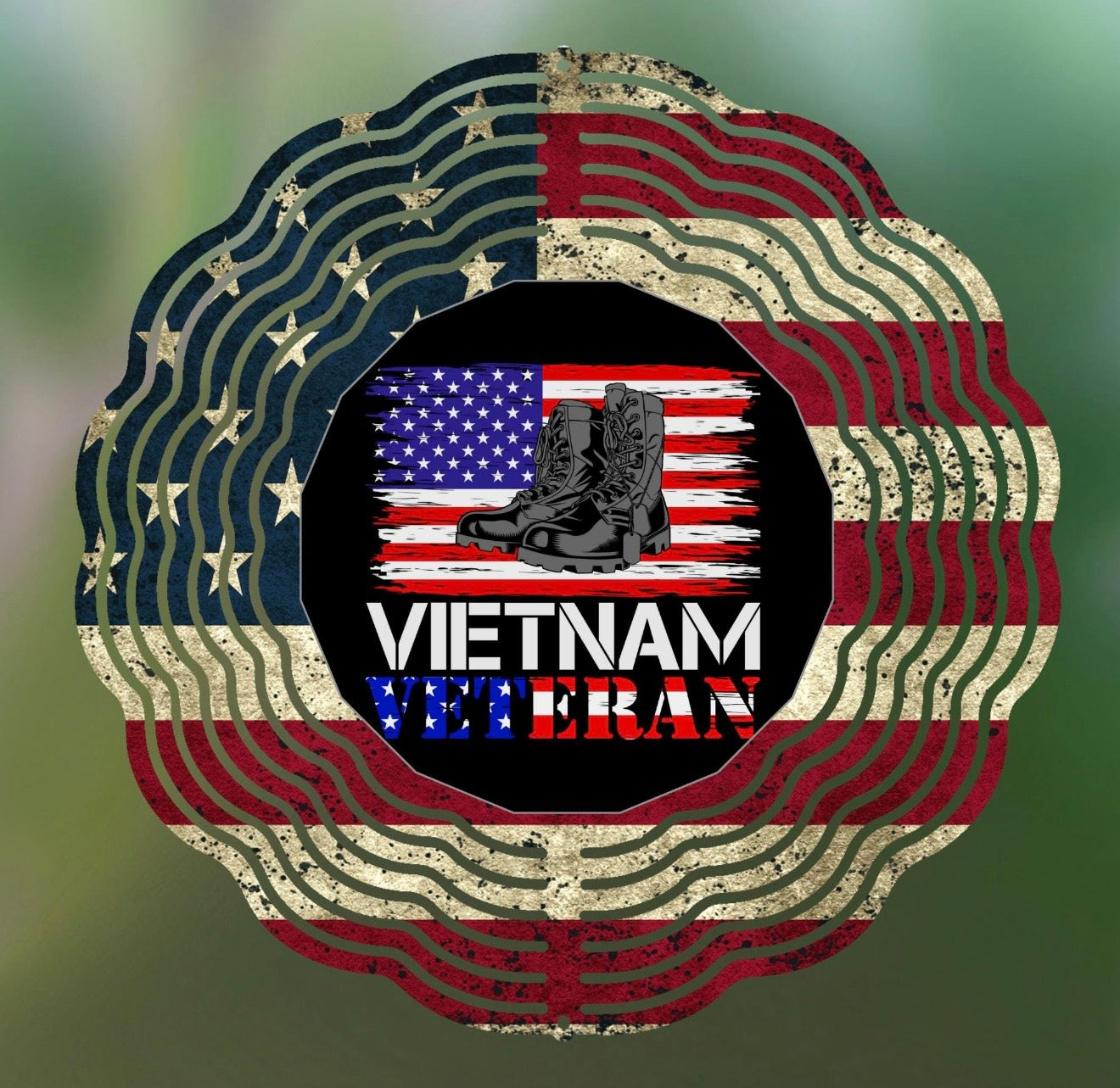 VIETNAM VETERAN: Wind Spinner