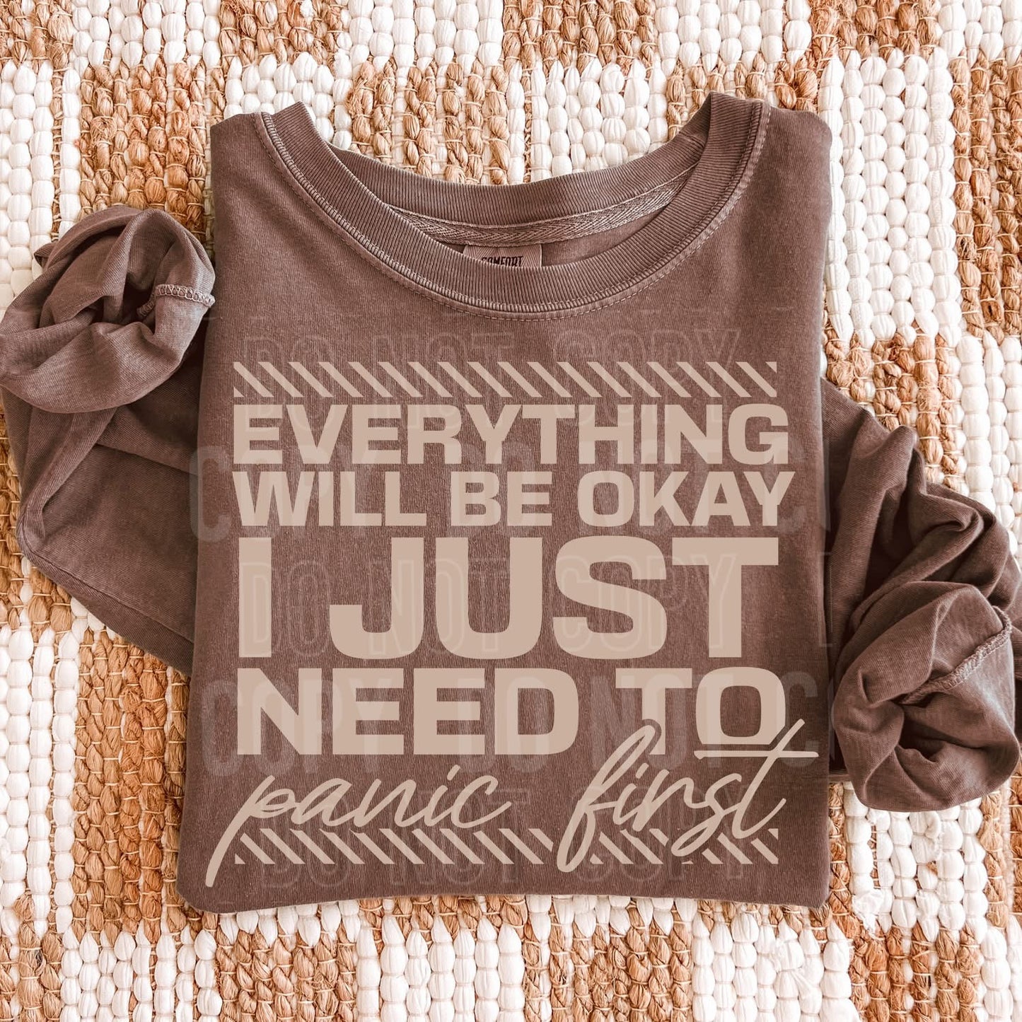 EVERYTHING WILL BE OKAY PANIC FIRST (SBB 2026): *COMPLETED SHIRT*