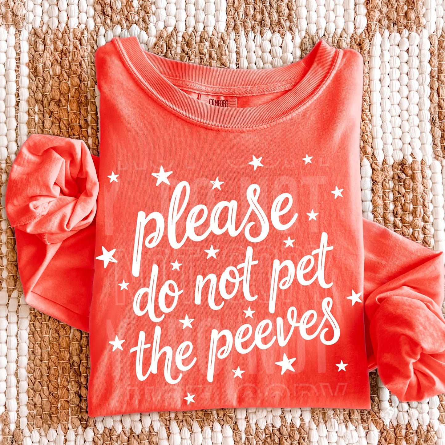 PLEASE DO NOT PET THE PEEVES (SBB 2026): *COMPLETED SHIRT*