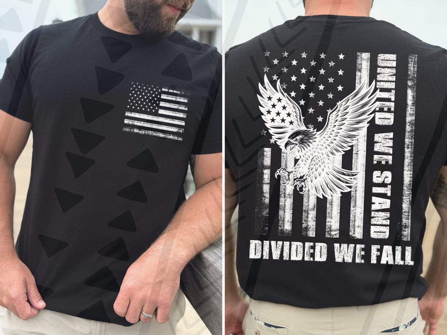 UNITED WE STAND DIVIDED WE FALL (Kai&CO2026): *DTF* Transfer