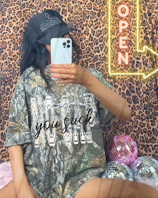 NO CAP YOU SUCK (Kai&Co 2026): *COMPLETED SHIRT*