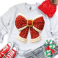 SANTA CHRISTMAS BOW- (SBB 2025): *DTF* Transfer