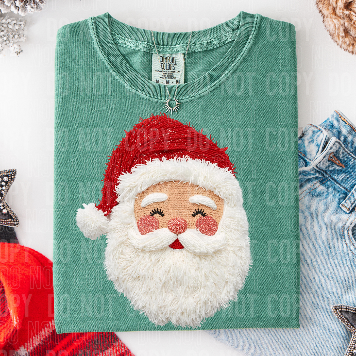 SANTA FAUX YARN - (SBB 2025): *DTF* Transfer