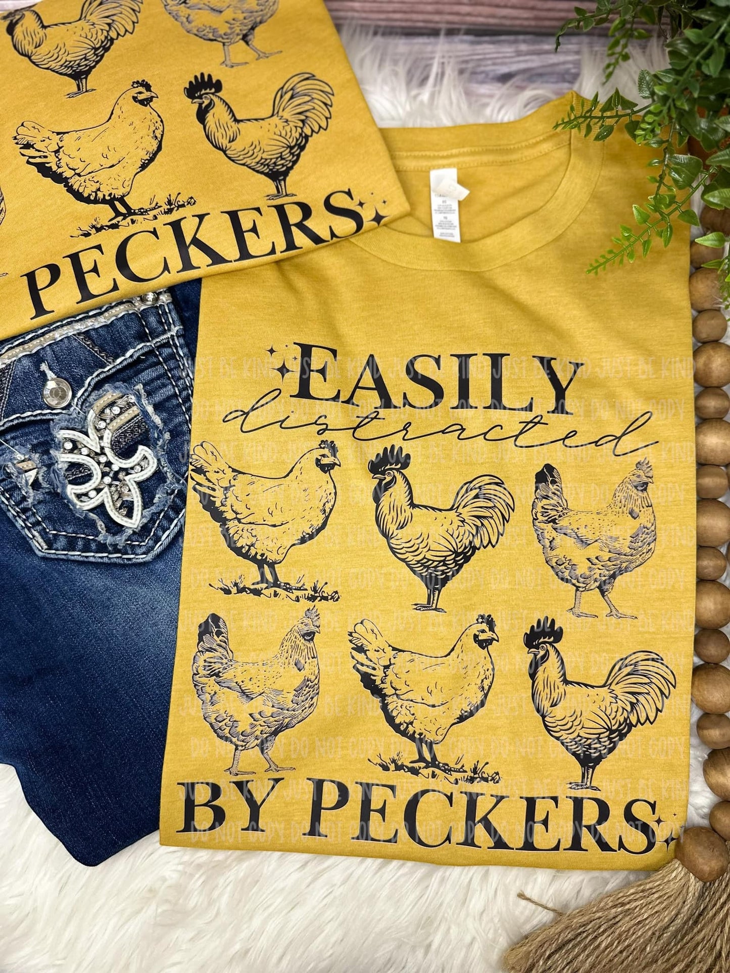 EASILY DISTRACTED BY PECKERS (SBB 2025): *COMPLETED SHIRT*