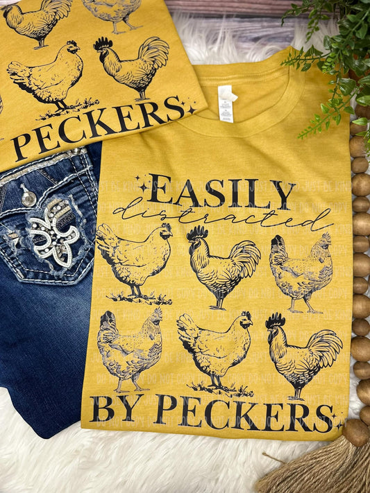 EASILY DISTRACTED BY PECKERS (SBB 2025): *COMPLETED SHIRT*