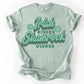 IRISH KISSES SHAMROCK WISHES (SBB 2026): *COMPLETED SHIRT*