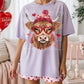 VALENTINE HIGHLAND COW (SBB 2026): *COMPLETED SHIRT*