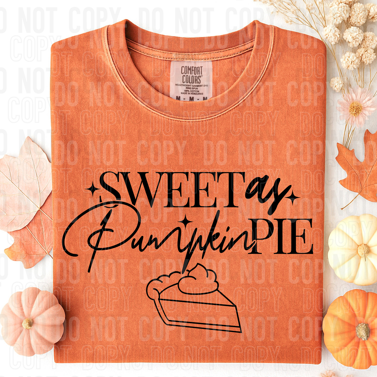 SWEET AS PUMPKIN PIE BLACK - (SBB): *DTF* Transfer
