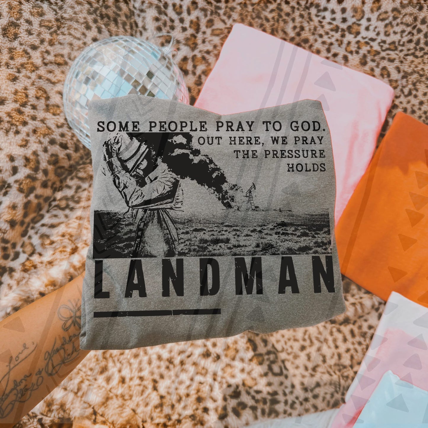 LANDMAN-Some People Pray to God (Kai&Co 2026): *COMPLETED SHIRT*