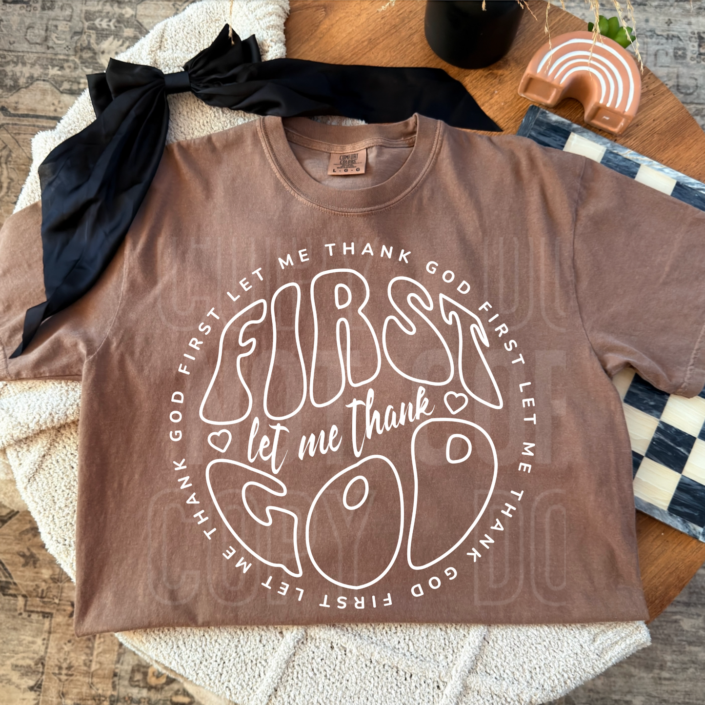 FIRST LET ME THANK GOD - (SBB): *DTF* Transfer